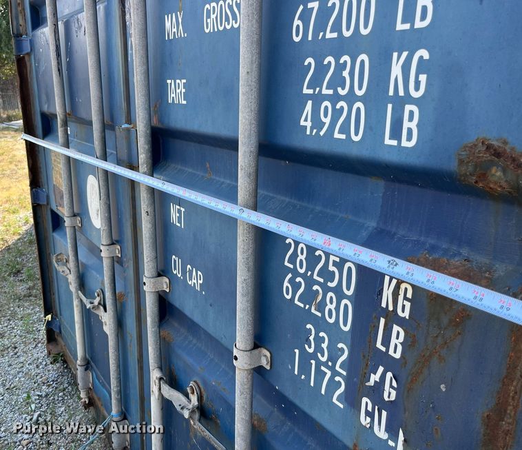 image for item MG9311 2007 CIMC NOC2-28-02A  shipping container