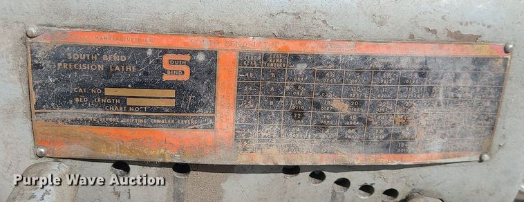 image for item MO9889 Southbend  lathe