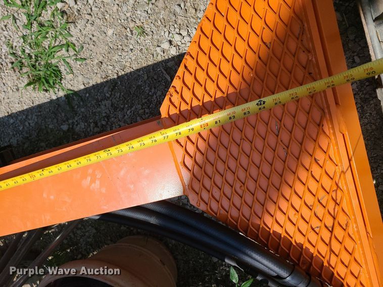 image for item MO9897 Wolfe Ridge Manufacturing  skid steer wood splitter