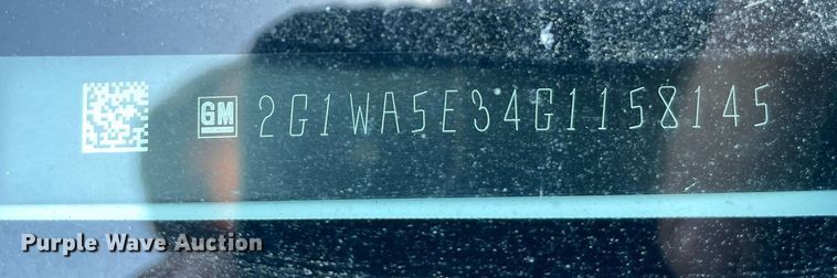 image for item MS9554 2016 Chevrolet Impala