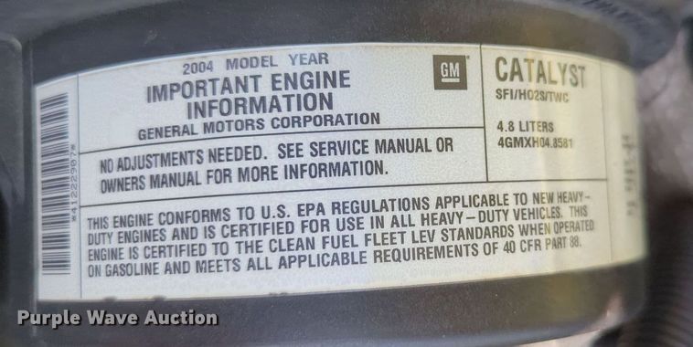 image for item MX9331 2004 Chevrolet Express G3500  school bus