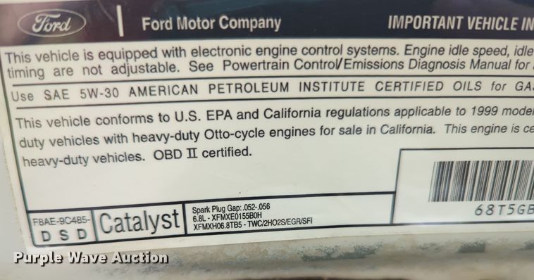 image for item MY9379 1999 Ford  F350 Super Duty  brush fire truck