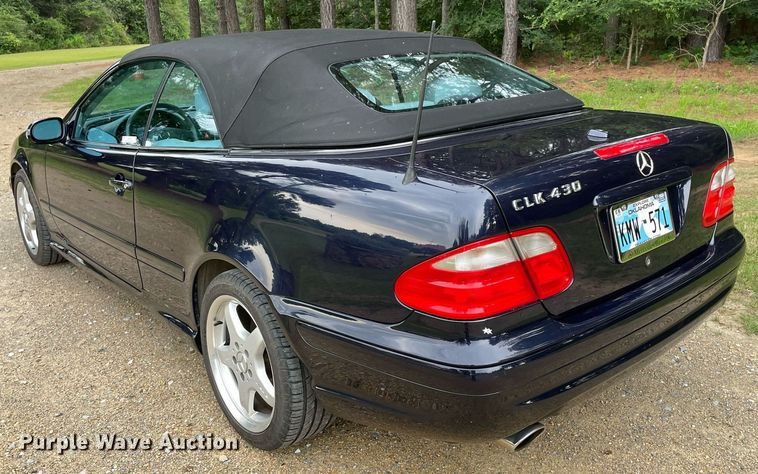 image for item NB9048 2003 Mercedes Benz CLK 430  convertible