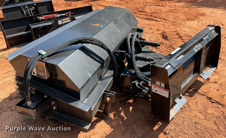 image for item NB9064 Wolverine  skid steer sweeper