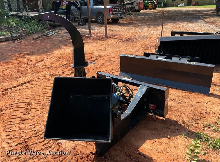 image for item NB9066 Skid steer wood chipper