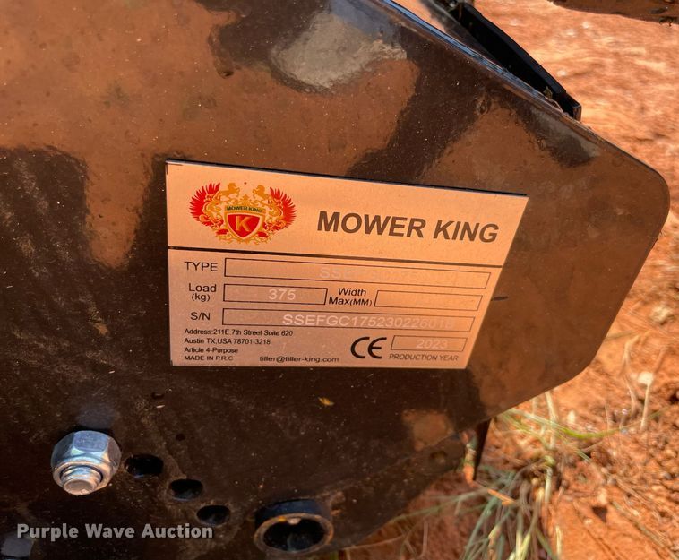 image for item NB9068 2023 Mower King  skid steer flail mower