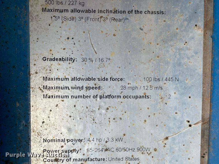 image for item NB9083 2014 Genie GS-2632  scissor lift