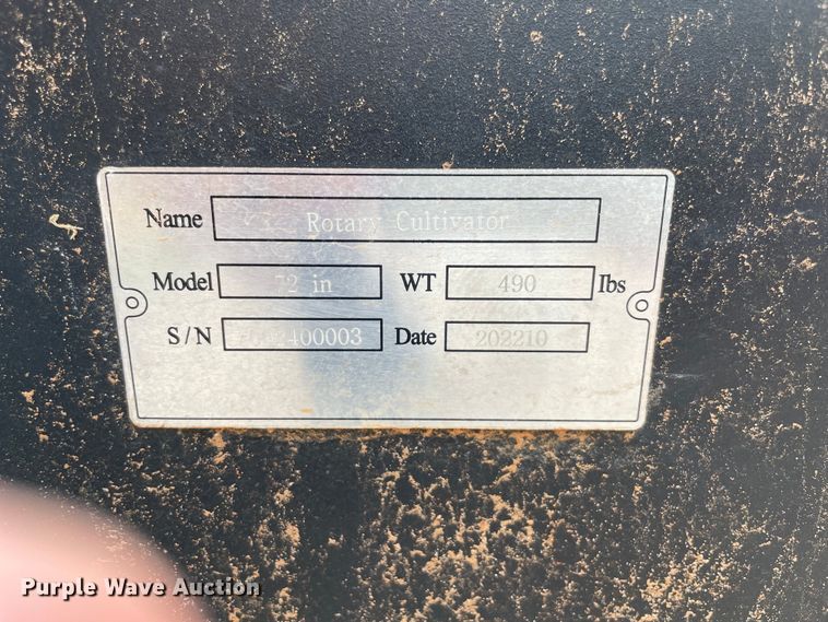 image for item NB9085 Skid steer tiller