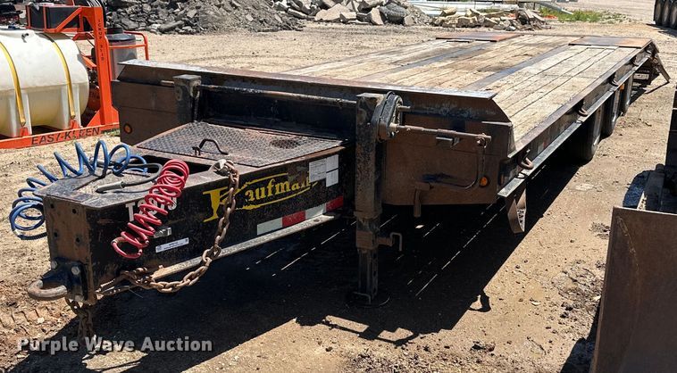 image for item NP9745 2010 Kaufman  equipment trailer