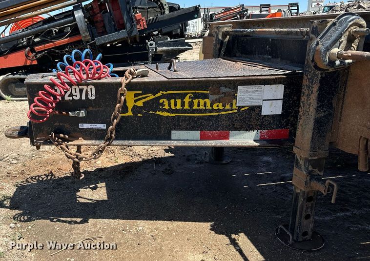image for item NP9745 2010 Kaufman  equipment trailer