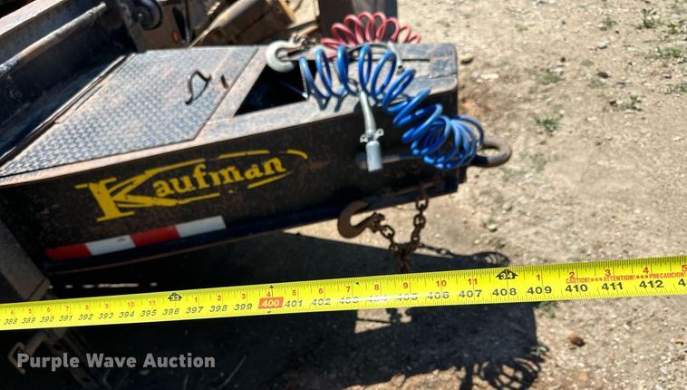 image for item NP9745 2010 Kaufman  equipment trailer