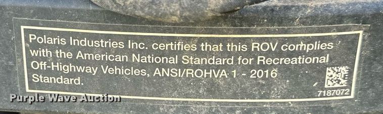 image for item OC9008 2019 Polaris Ranger 570 4X4  ATV