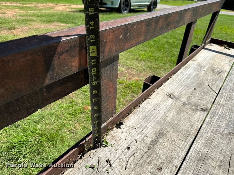 image for item OC9027 Shop built utility trailer