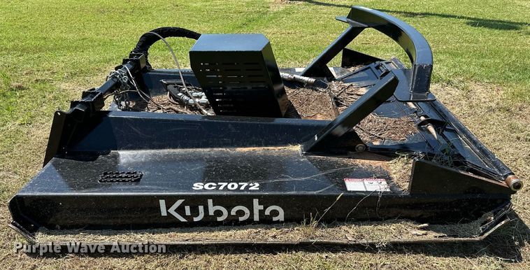 image for item OC9062 Kubota SC7072  skid steer rotary mower