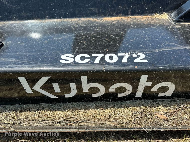 image for item OC9062 Kubota SC7072  skid steer rotary mower