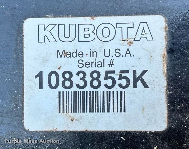 image for item OC9062 Kubota SC7072  skid steer rotary mower