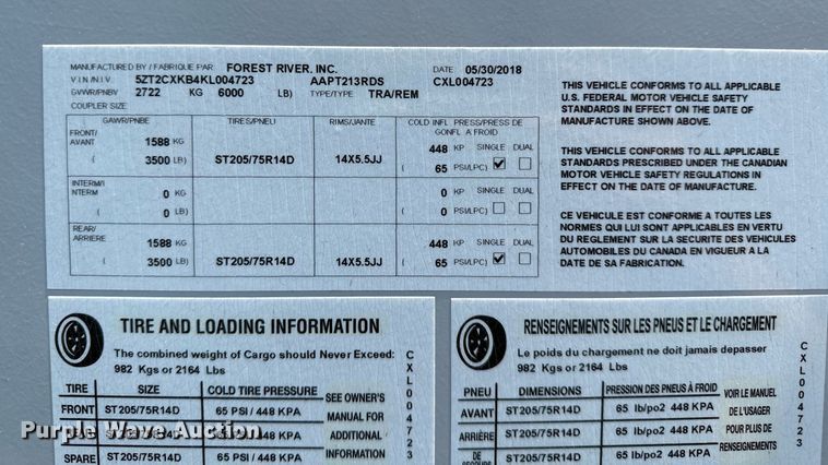 image for item OG9048 2019 Forest River Apex Nano  camper