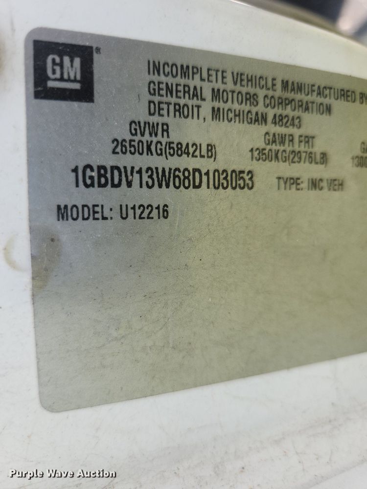 image for item OK9557 2008 Chevrolet Uplander  van