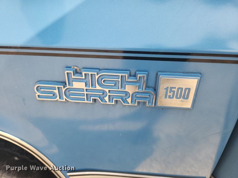 image for item OK9559 1984 GMC K1500 High Sierra  pickup truck