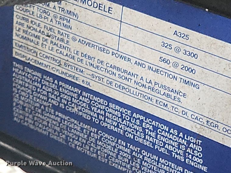 image for item OK9571 2003 Ford F350 Super Duty Lariat  Crew Cab pickup truck