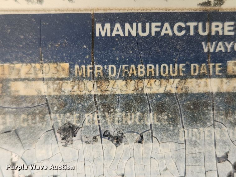 image for item OK9576 2003 Wells Cargo CVC3625  enclosed cargo trailer