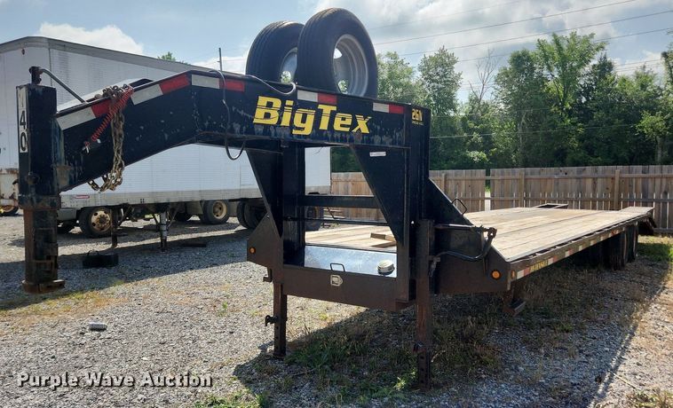 image for item OK9585 2013 Big Tex 22GN-28BK+5CP  equipment trailer