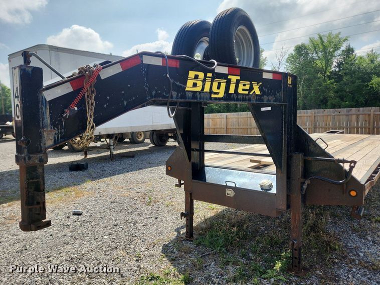 image for item OK9585 2013 Big Tex 22GN-28BK+5CP  equipment trailer