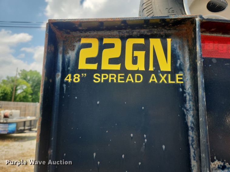 image for item OK9585 2013 Big Tex 22GN-28BK+5CP  equipment trailer