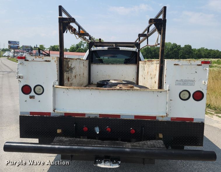 image for item OK9599 2010 Dodge Ram 3500  Quad Cab utility bed pickup truck