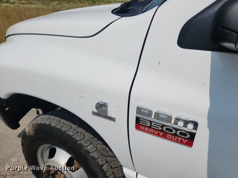 image for item OK9599 2010 Dodge Ram 3500  Quad Cab utility bed pickup truck