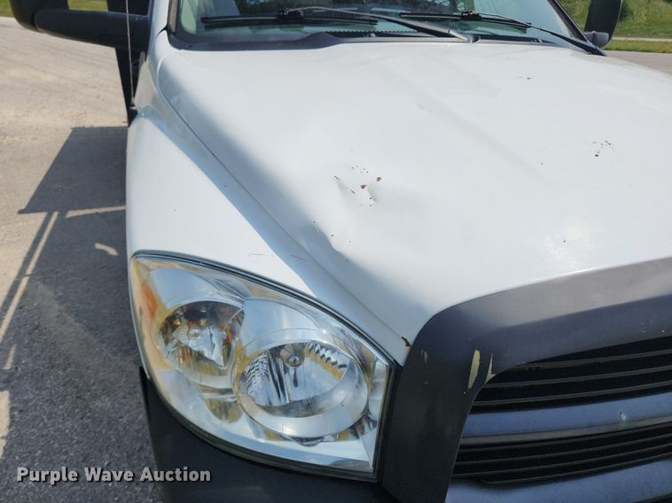 image for item OK9599 2010 Dodge Ram 3500  Quad Cab utility bed pickup truck