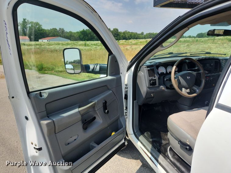 image for item OK9599 2010 Dodge Ram 3500  Quad Cab utility bed pickup truck