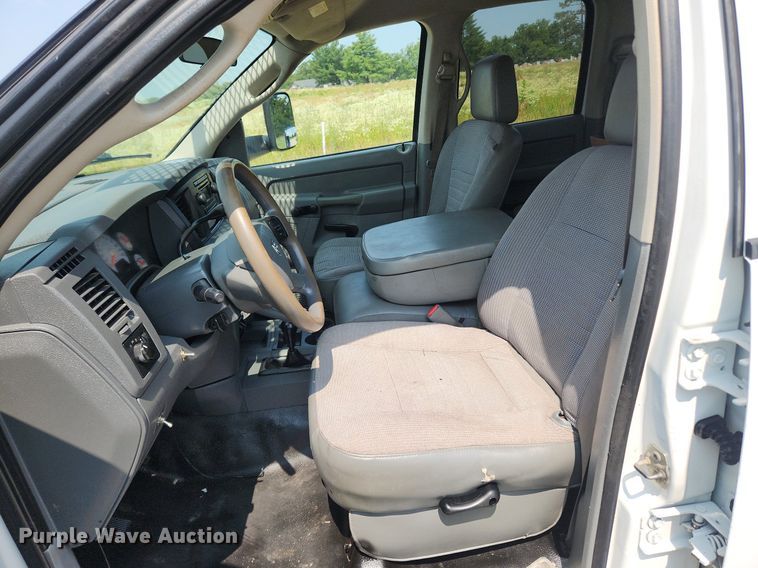 image for item OK9599 2010 Dodge Ram 3500  Quad Cab utility bed pickup truck