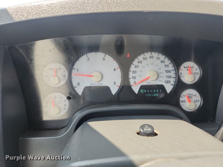 image for item OK9599 2010 Dodge Ram 3500  Quad Cab utility bed pickup truck