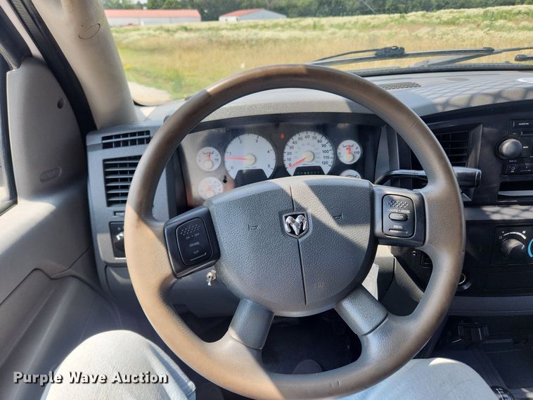 image for item OK9599 2010 Dodge Ram 3500  Quad Cab utility bed pickup truck