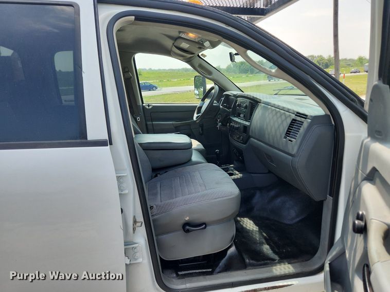 image for item OK9599 2010 Dodge Ram 3500  Quad Cab utility bed pickup truck