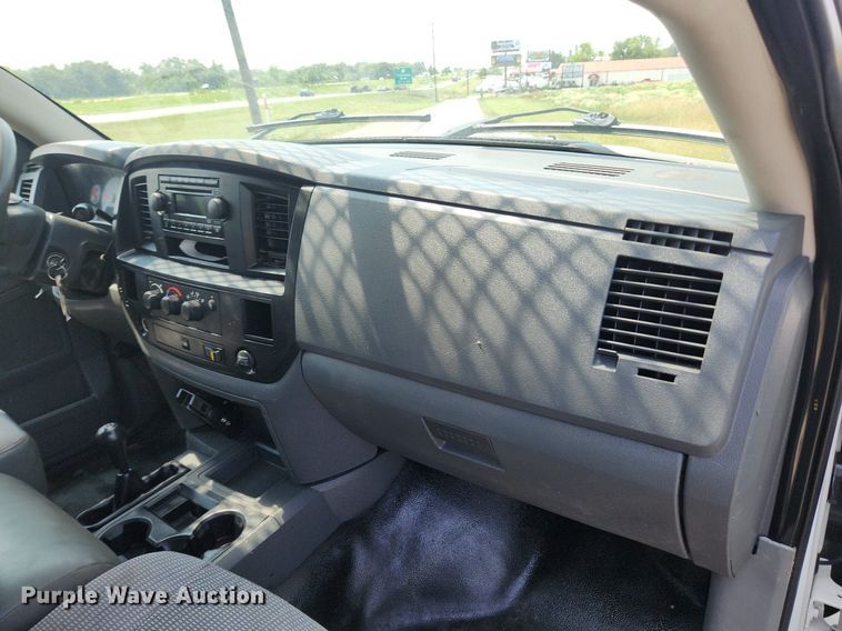 image for item OK9599 2010 Dodge Ram 3500  Quad Cab utility bed pickup truck