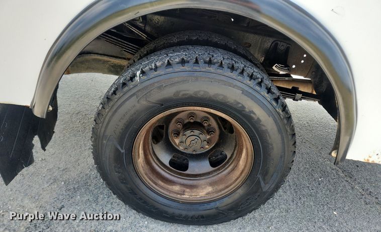 image for item OK9599 2010 Dodge Ram 3500  Quad Cab utility bed pickup truck