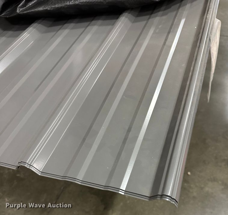 image for item ZA0248 (16) sheets of metal siding/roofing