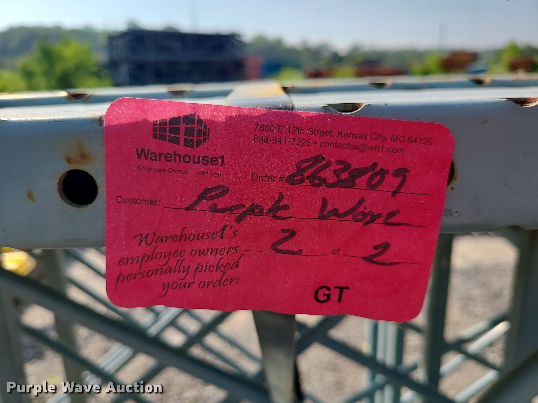 Speedrack pallet racking in Kansas City, MO Item BR9820 for sale