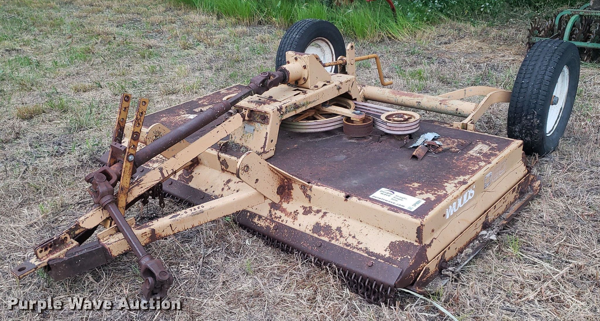 Woods D80 rotary mower in Derby, KS Item DP8081 sold Purple Wave