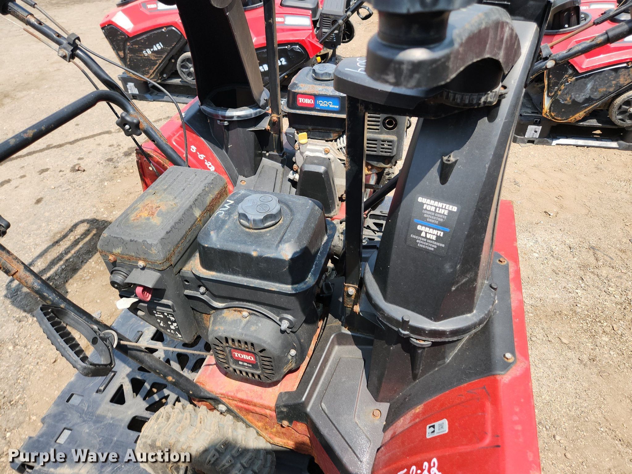 (2) Toro Snowmaster 724 ZXR snow blowers in Elgin, IL Item DS8964