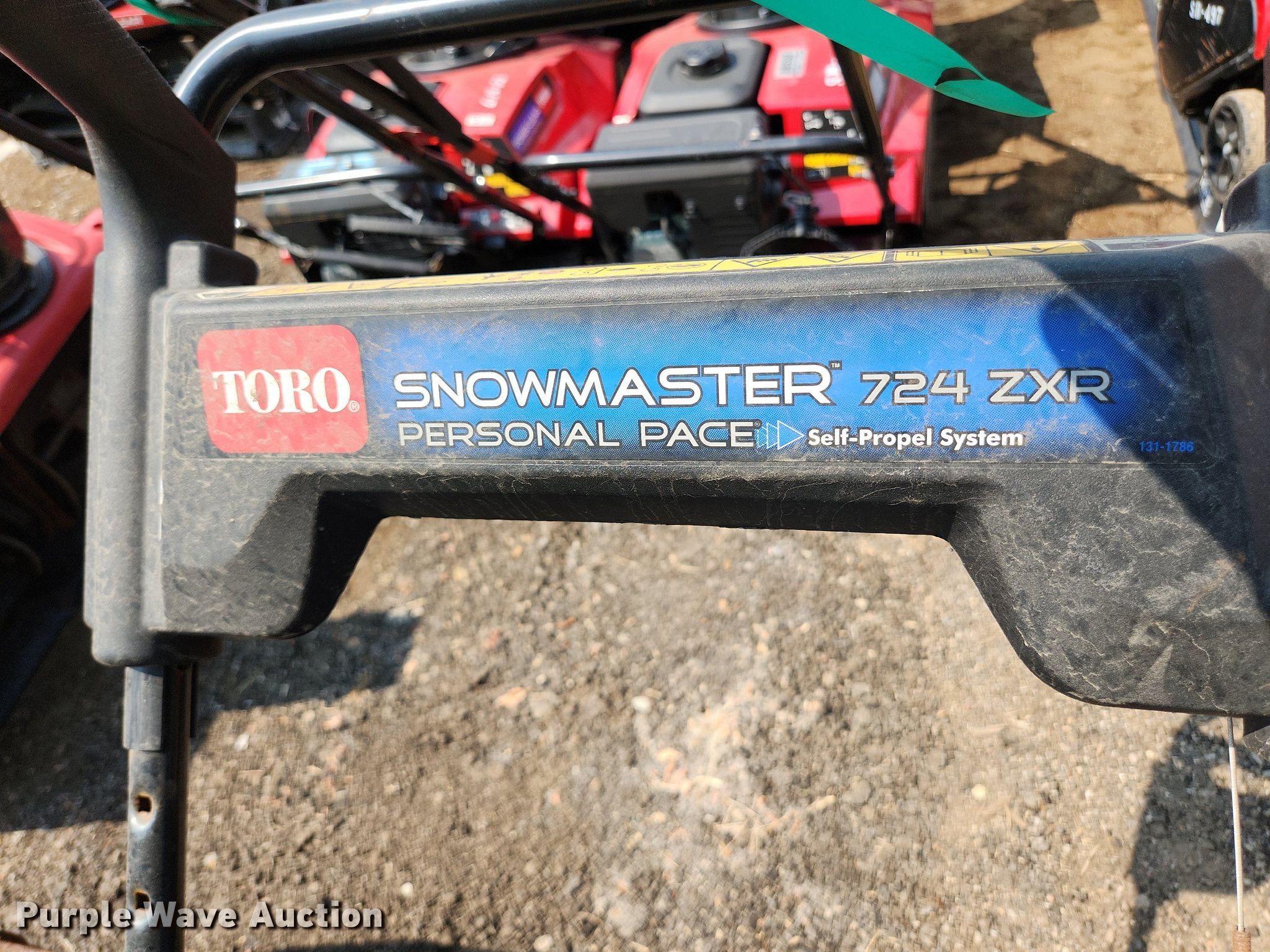 (2) Toro Snowmaster 724 ZXR snow blowers in Elgin, IL Item DS8971 for