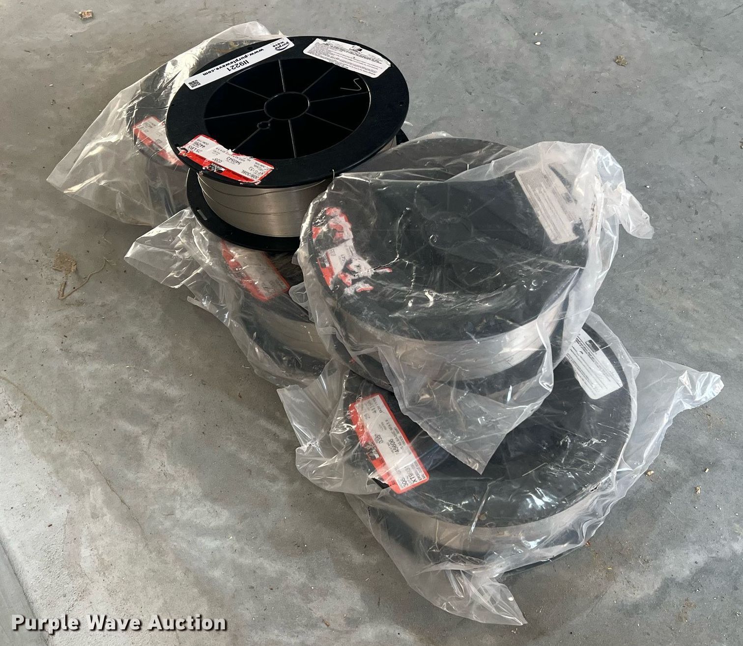 (5) spools of Arcos welding wire in New Bloomfield, MO Item II9221