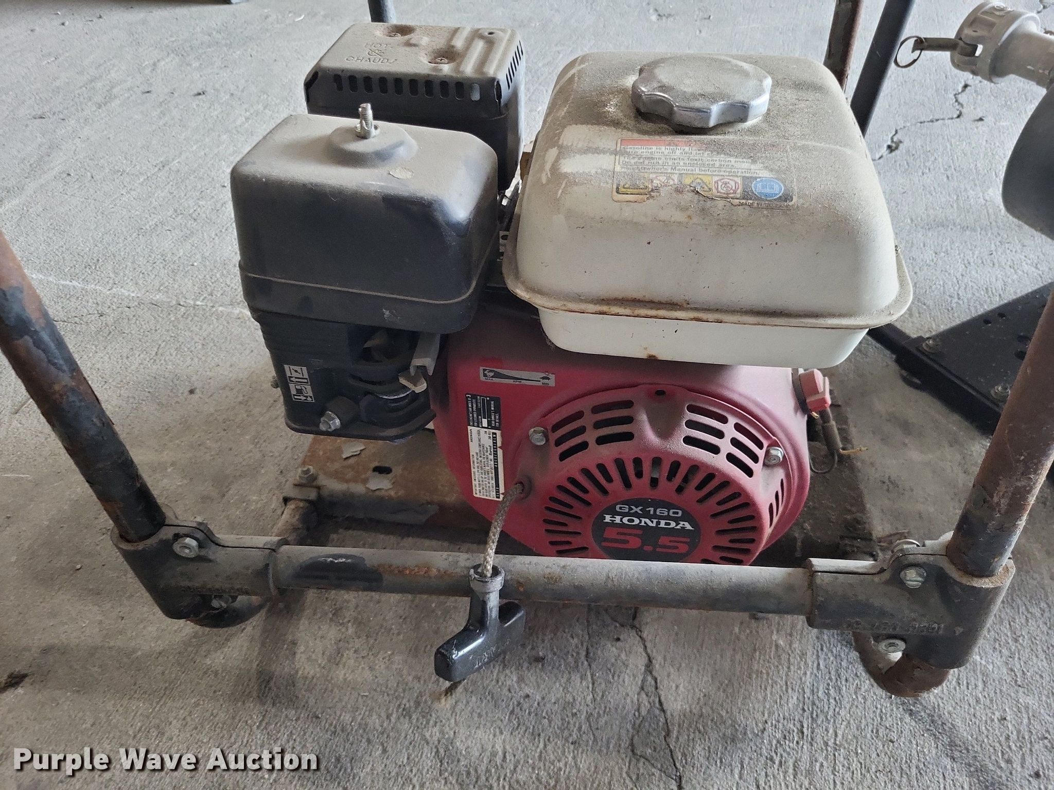 (2) Honda trash pumps in Dell , AR Item LS9558 for sale Purple Wave