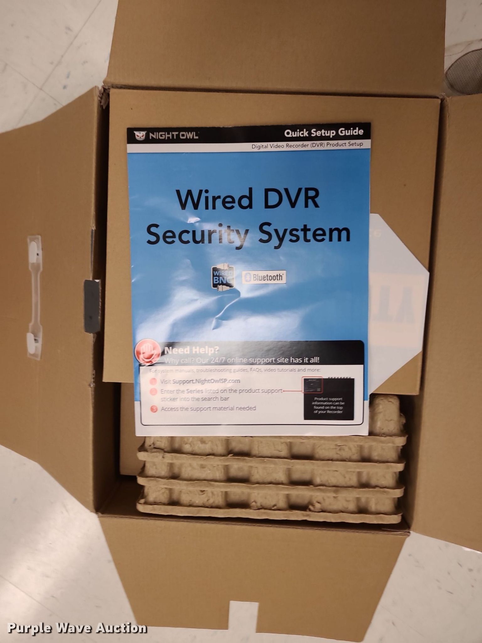 Night Owl security system in Topeka, KS Item NX9606 sold Purple Wave