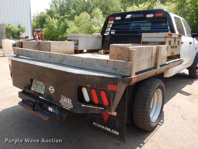 image for item AF9657 2012 Dodge Ram 4500HD  Crew Cab flatbed truck