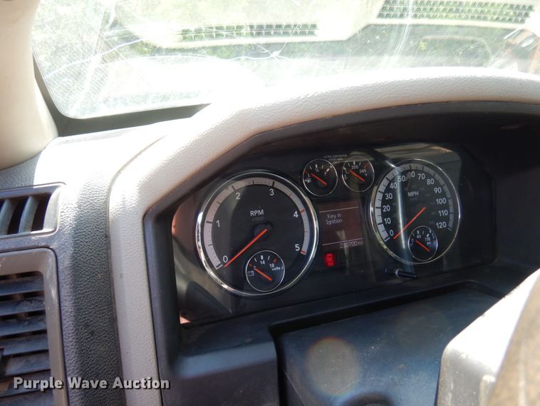 image for item AF9657 2012 Dodge Ram 4500HD  Crew Cab flatbed truck