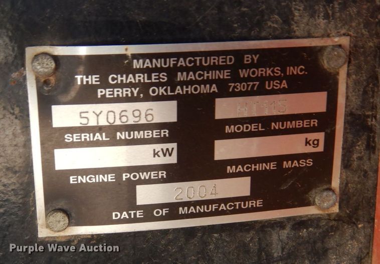 image for item AF9658 2004 Ditch Witch HT115  cable plow