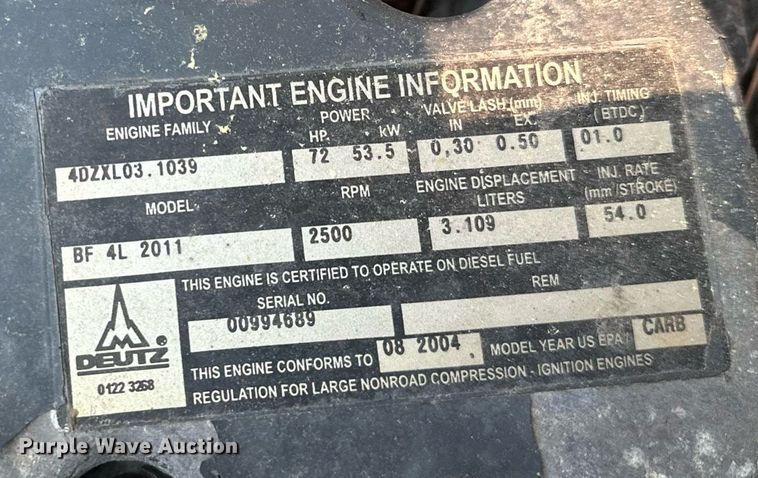 image for item AF9664 Holder C4.74  sidewalk tractor